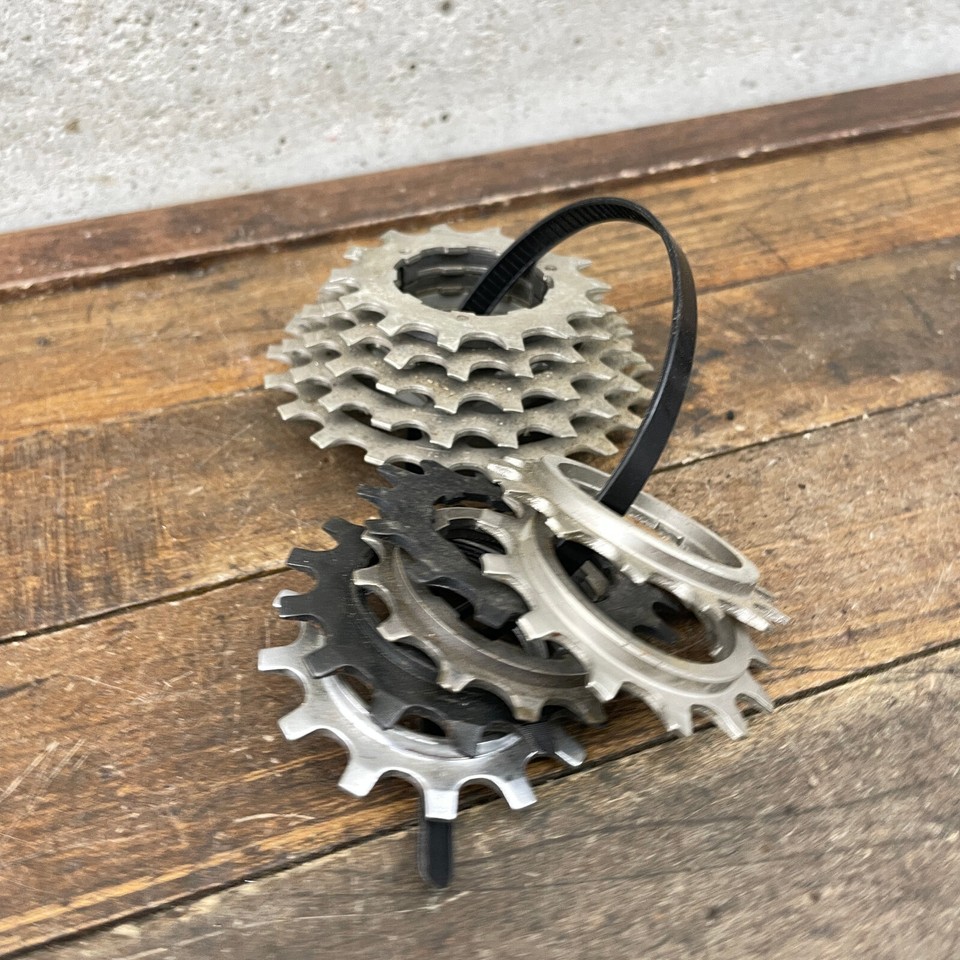 Vintage Shimano UNIGLIDE Cog Lot Cassette PARTS Lock Nut Threaded Cogs ...