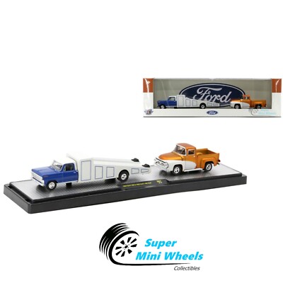 M2 Machines 1:64 Auto-Haulers 1969 Ford F-350 & 1956 Ford F-100
