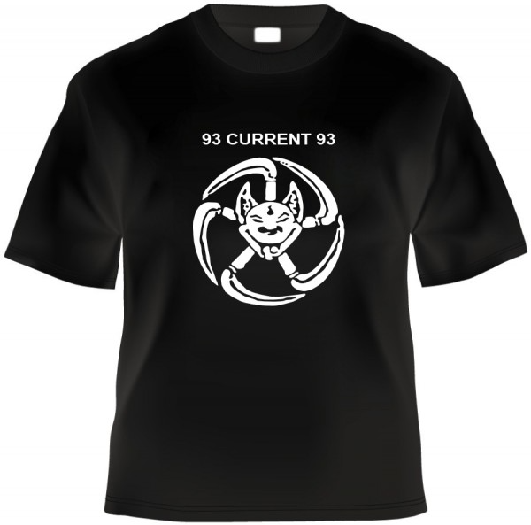 CURRENT 93 Shirt - Looney Logo  T-Shirt , Music Band Punk Rock Gothic Unisex tee