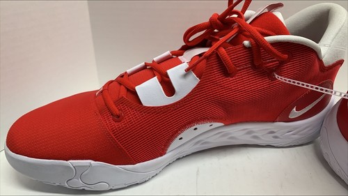 Nike Mens Size 18 PG 6 TB Promo "Team Red" White DX6654-802 Basketball Shoes - Picture 8 of 9