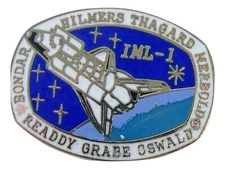 PIN Winco OFFICIAL NASA Space Shuttle STS-42 DISCOVERY vtg IML-1 enamel