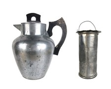 International Castware Cast Aluminum Coffee Pot Tea Pitcher with Diffuser