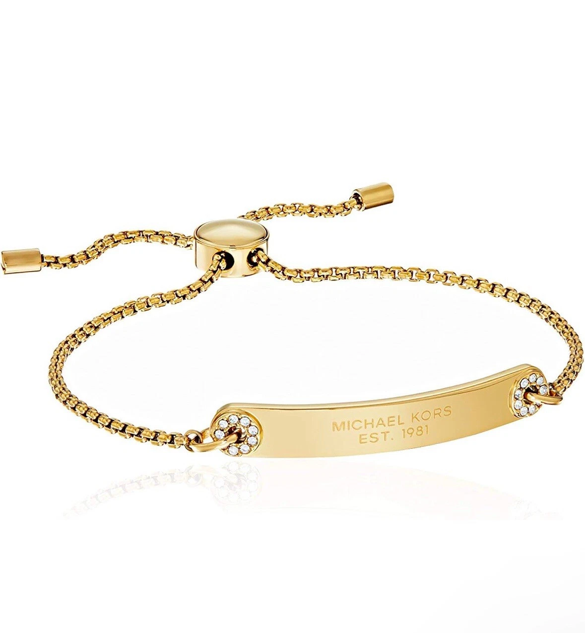 bracciale michael kors tono oro cursore MKJX6351710