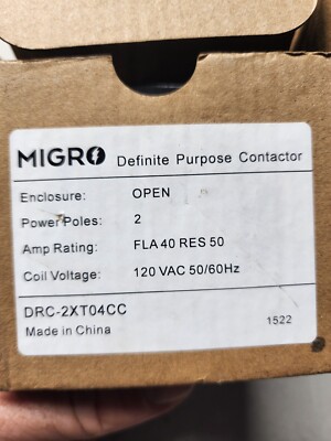 migro definite purpose contactor