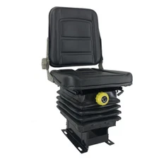 Tractor/Forklift/Excavator Waterproof Seat w/ Suspension Universal Adjustable