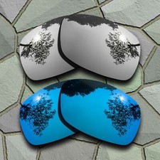 US Silver Sky Blue Polarized Lenses Replacement For-Oakley Ravishing