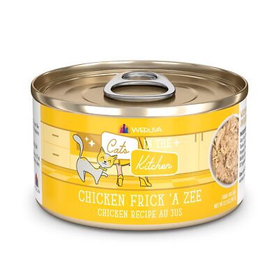Weruva Cats in the Kitchen Chicken Frick A Zee Grain Free 3.2oz Cans 24 Pack