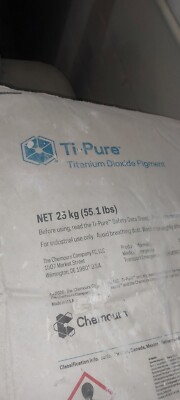 Titanium Dioxide Lab Pure White Pigment Colorant TiO2 PTR-620 55lb ...