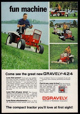 Remington Second Hand Ride On Mowers 1968 GRAVELY Model