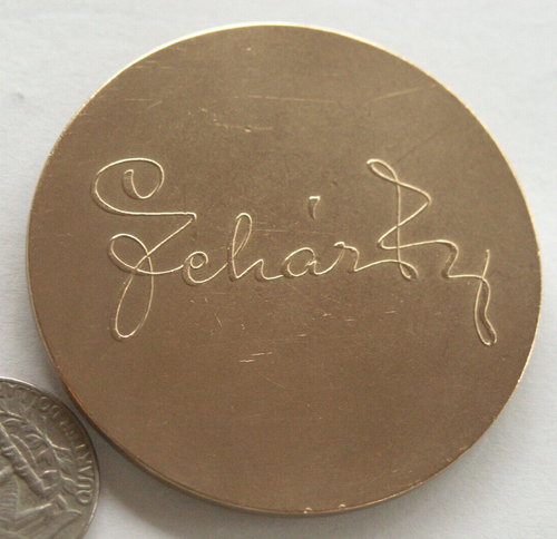 Franz Lehár Austro-Hungarian composer bronze medal by A.Gerhart 60mm/dia - Picture 2 of 2