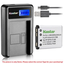Kastar Battery LCD Charger for Fuji NP-45 NP-45A FinePix Z900EXR FinePix Z909EXR