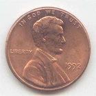 USA 1992 American One Cent Lincoln Penny 1c Exact Coin