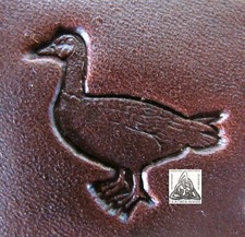 Discontinued Craftool Co. USA 1991 Walking Duck 1" Leather Stamp Tool 8433