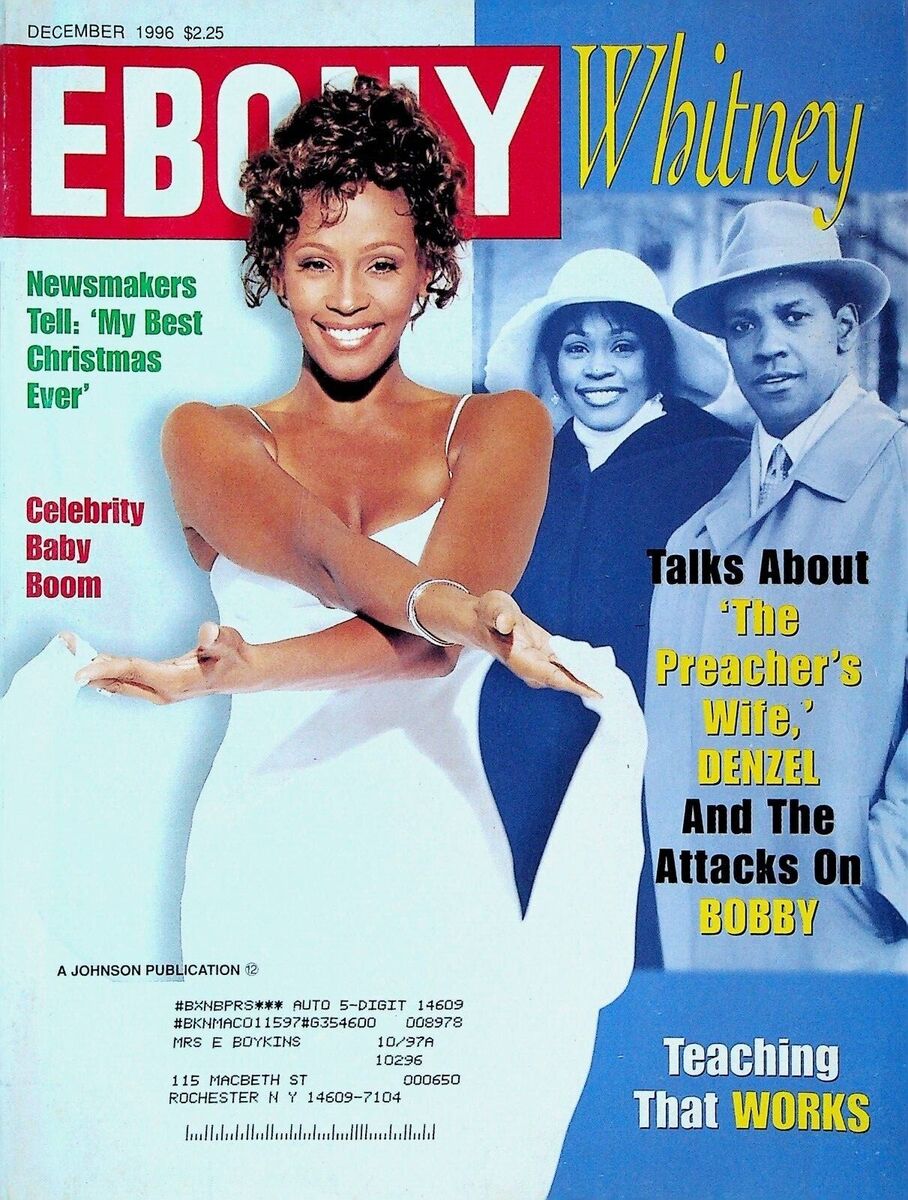 Ebony Magazine December 1996 Whitney Houston Michael Jordan Ebony Magazine December 1996 Whitney Houston Michael Jordan