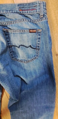 Teddy Smith Pierna Recta Azul Retro Denim Jeans Hombre Talla W36L32 - Imagen 7 de 11