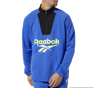 Reebok Men's Sweatshirt Classics- Vector 1/4 Zip (DX3821, DX3822