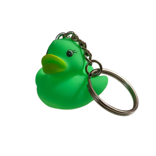 Mountain Man Treasure Rubber Duck Reseller Duck - Mini Green Keychain Duck - Picture 1 of 3