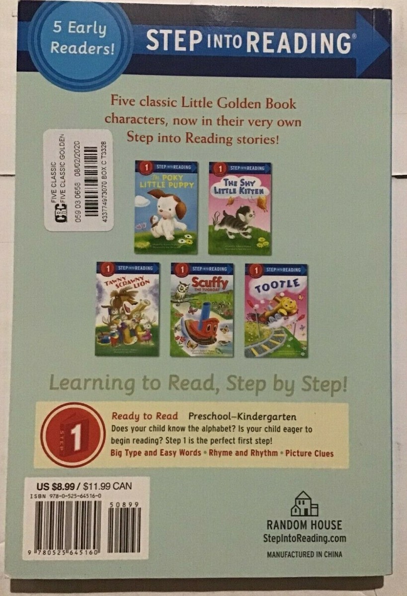 Five Classic Golden Book Tales (Step into Reading) - NEW