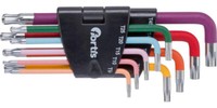Fortis Winkelschraubendreher-Clip 9Tlg. Tx 9-45 Lang Bunt