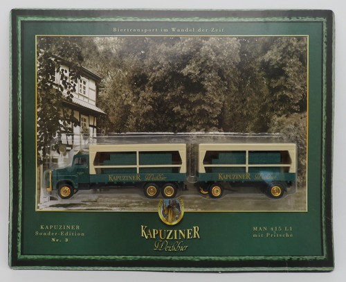 Lot Camions Publicitaires GRELL HO 1/87 – Bières Allemandes – Collection Train Miniature