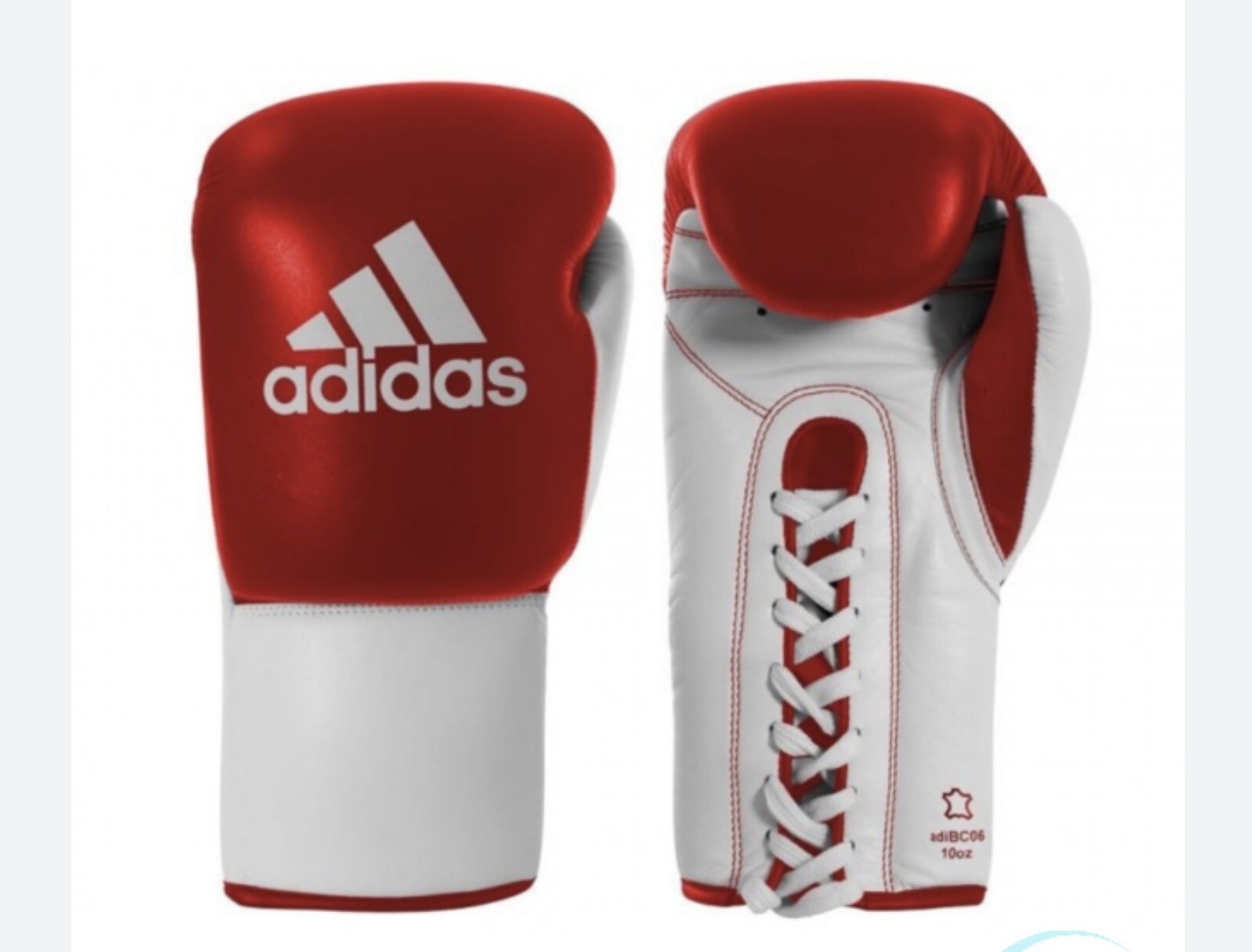 adidas Boxing Gloves Glory Professional Leather Red/white 8 Oz eBay