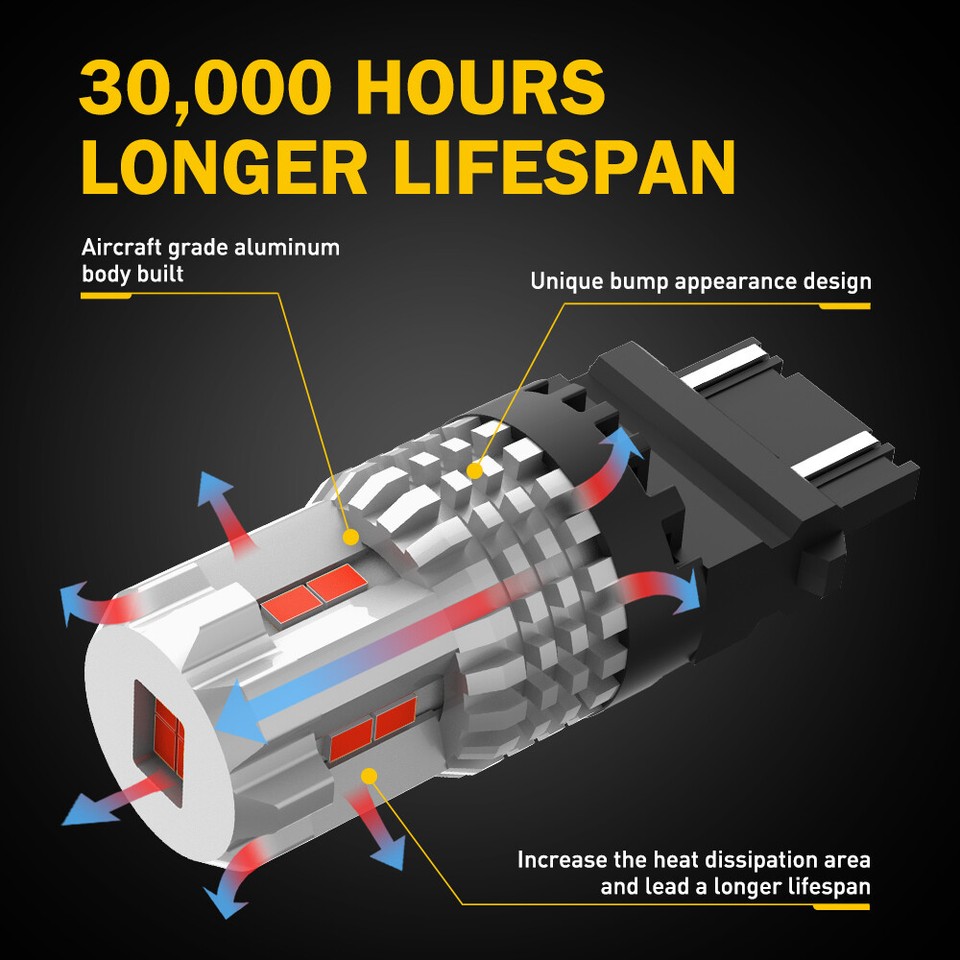 3157 3057 LED Bulbs for Nissan Pathfinder 20052012 Brake Tail Lights