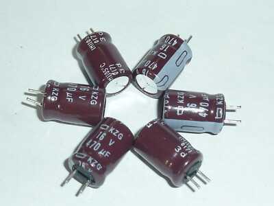 200pcs 470uF 16V 8x11.5mm NCC KZG Super Low ESR 16V470uF Motherboard Capacitor