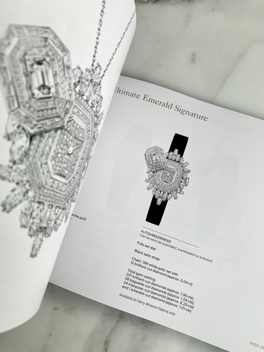 HARRY WINSTON TIMEPIECES BOOK FULL COMPLETE CATALOGUE THICK