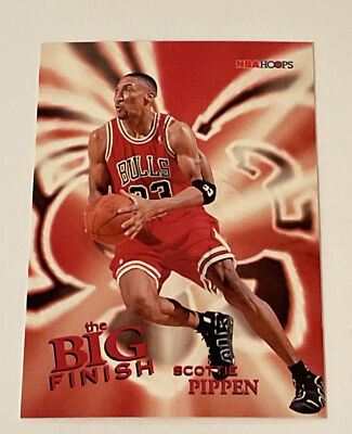 NBA、SKYBOX、クレデンシャル、パラレル、シリアル 1996-97 NBA Hoops Skybox Scottie Pippen The Big Finish #177 Bulls