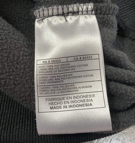 Mens Nike 1/4 Zip Fleece Activewear Shirt Dark Gray sz M - Picture 7 of 7