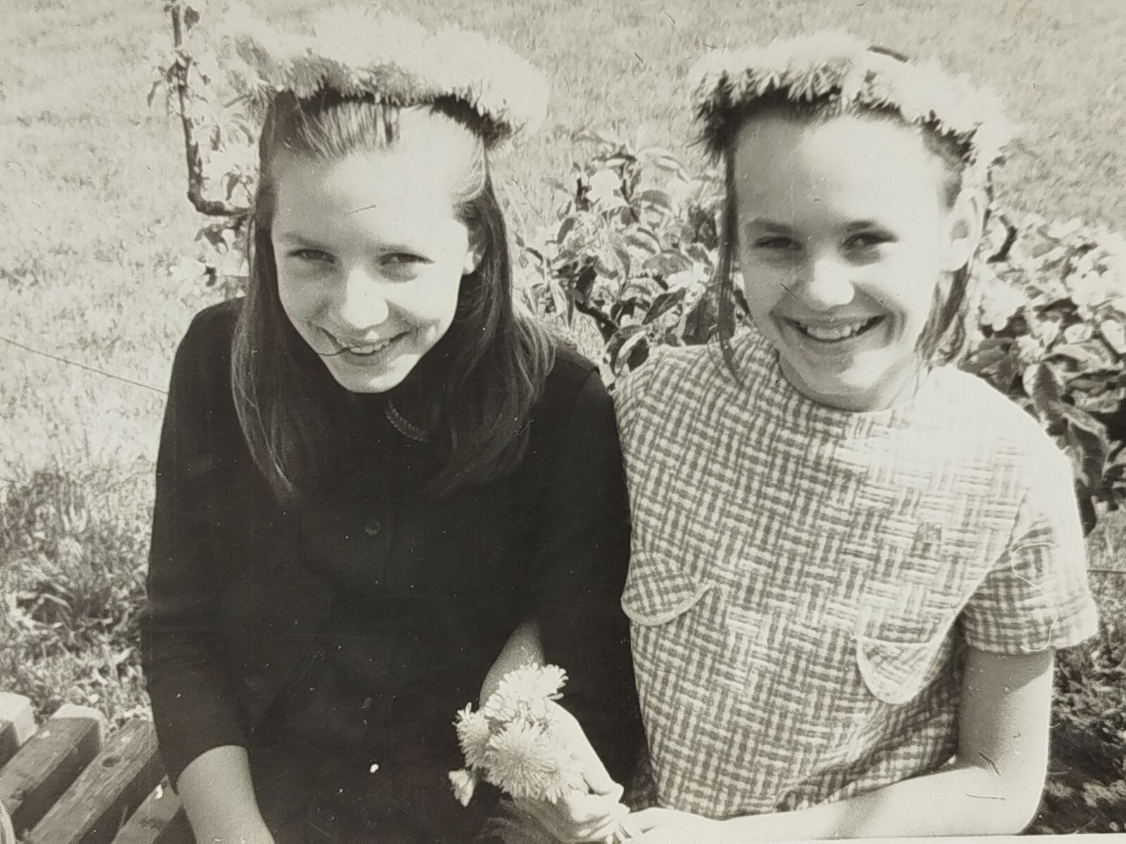 Vintage - Retro - Photo - Beautiful Girl - Child - 1960s - Black & White #58