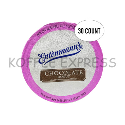 K CUPS FOR KEURIG 30 CT ENTENMANN'S COFFEE CHOCOLATE DONUT