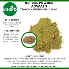 50 g - 500 g Powder Of Ajwain Trachyspermum Ammi Herbs Organic WildCrafted