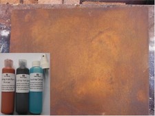 Rusting Iron Paint,  Reactive rust effect Paint for arts, crafts and decoration