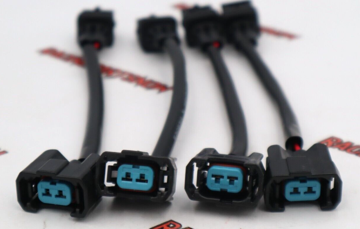 4x Fuel Injector Conversion Harness OBD0 OBD1 to OBD2 For Honda