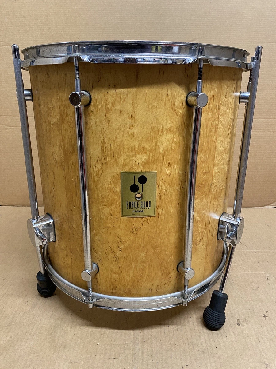 Vintage Sonor Force 3000 Floor Tom Drum 16x16 Scandinavian Birch