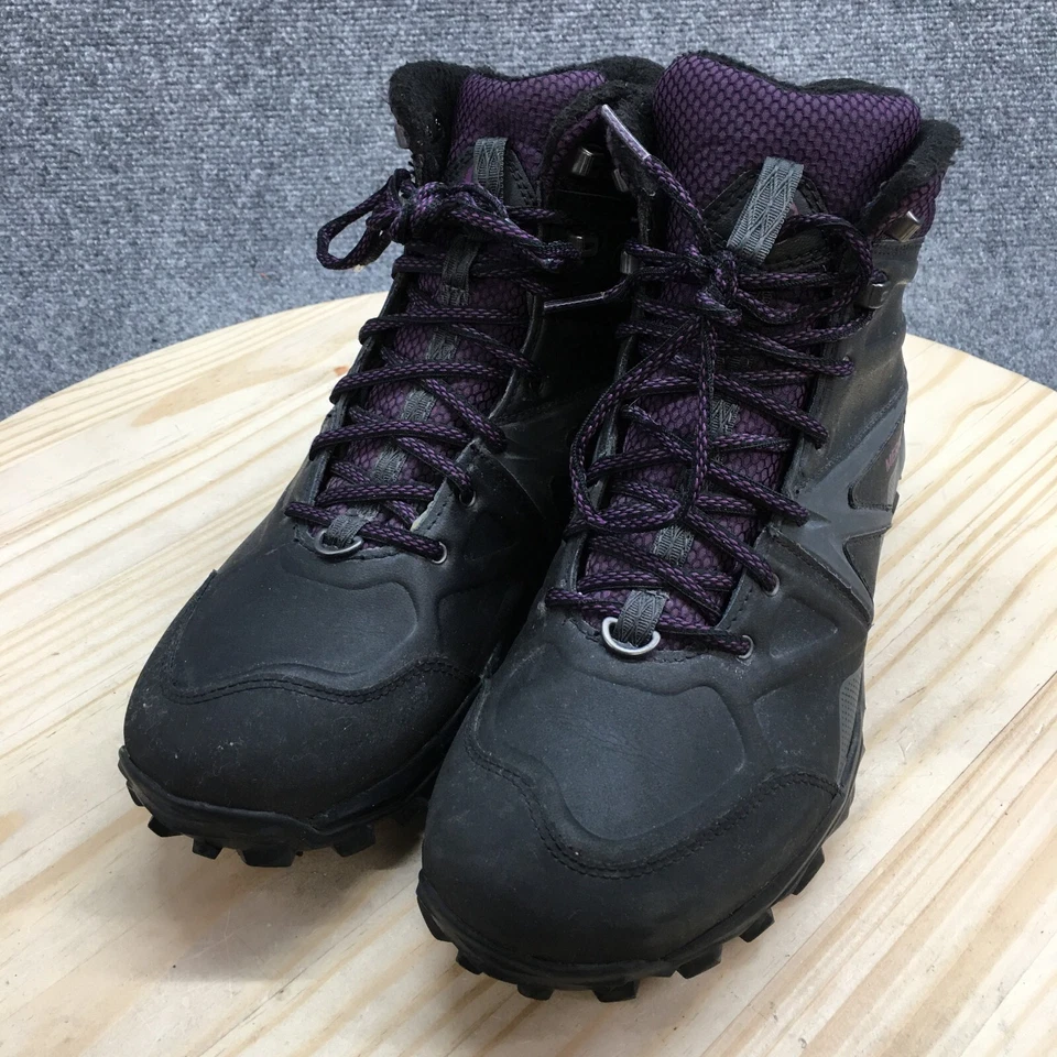Botas Merrell para mujer 11 Capra Glacial Ice+ Mid Combat cuero púrpura J35904 Foto 3 de 4