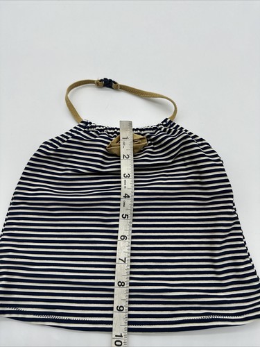 Jessica Simpson Halter Top Youth Girl 4T Striped Embroidered Multicolor…#6266 - Picture 4 of 6