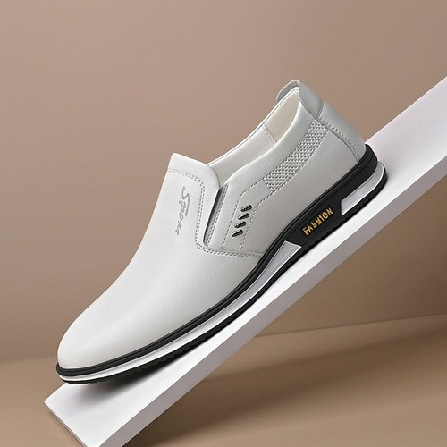 Hombres Mocasines Zapatos Hombres Cuero Informales Zapatos Adultos Mocasines Hombres Zapatos para Conducir - Imagen 8 de 11