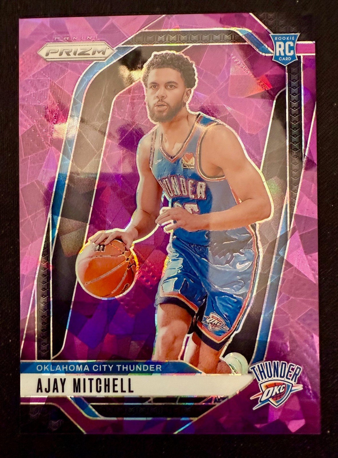 2024-25 Panini Prizm #226 Ajay Mitchell PURPLE ICE /149