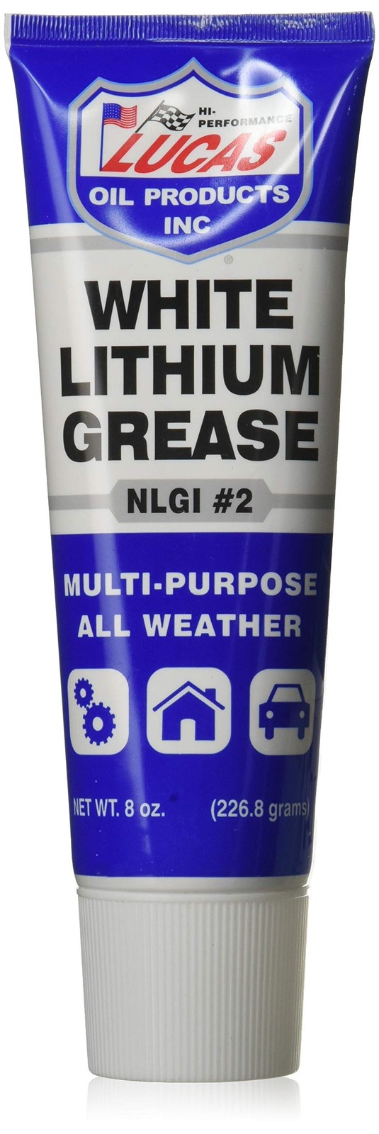 Lucas Oil 10533 White Lithium Grease - 8 oz. Squeeze Tube