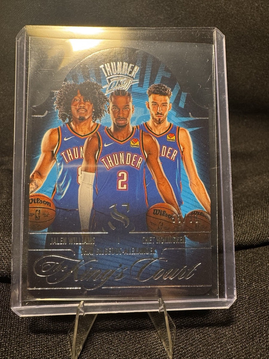24 Panini - Jalen Williams, S.G.A. , Chet Holmgren- Kings Court 55