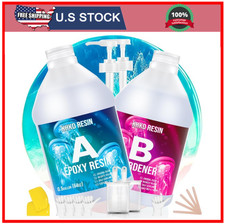 1 Gallon Epoxy Resin Kit- 2 Part Ultra Crystal Clear Resina Epoxica- High Gloss.