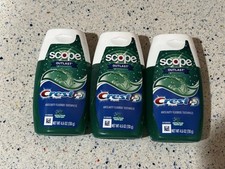 3 Pack Crest + Scope Outlast Anti-Cavity Fluoride Gel Toothpaste 4.6oz 1.23 per gallon