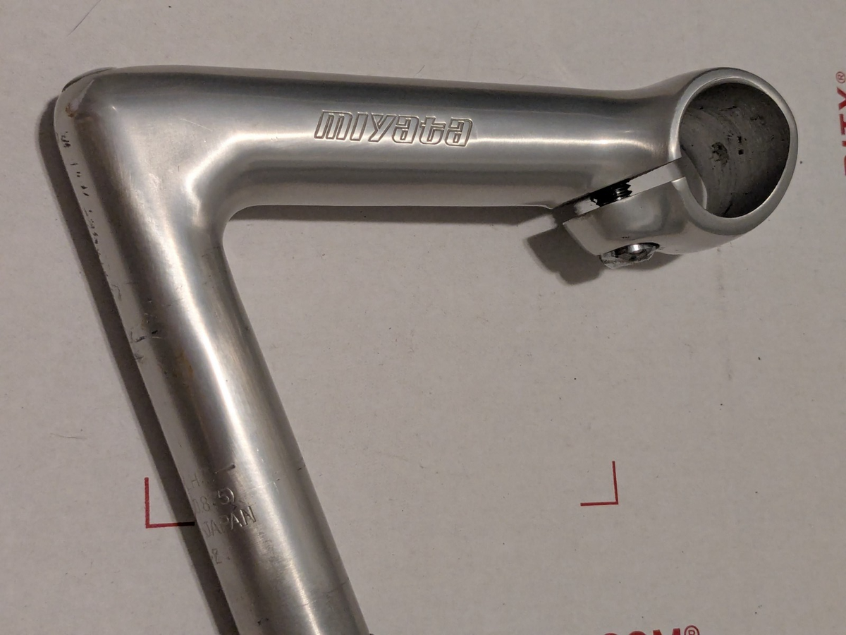 Vintage Nitto Miyata Quill Stem 22.2 26.0 125mm Road Track TT Bike