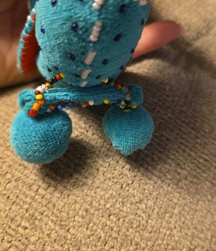 Cuentas de semillas de pájaro caprichosas con cuentas iroquesas de colección adorno colorido Foto 4 de 4