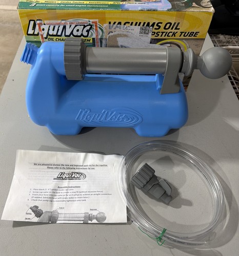 LiquiVac Oil Change System Small Engine Fluid Transfer Extraction Suction Pump