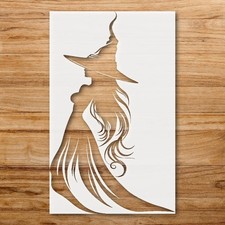Witch Theme Wall Art Stencil for Enchanting Home Decor - StencilAir