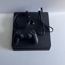 Sony PlayStation 4 Slim 1TB Game Console CUH-2215B w/ Controller  Cables