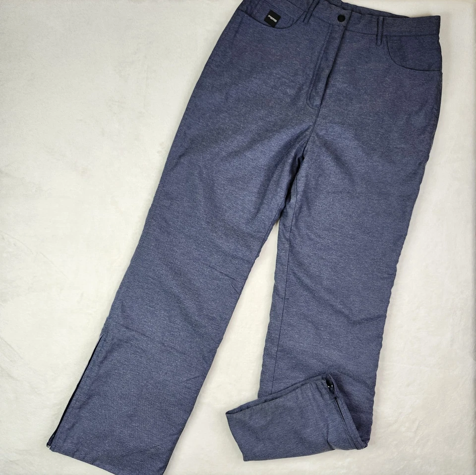 Fera Ski Schnee Hose blau Damengröße 10 L Snowboarden Winter Chambray gebraucht, in einwandfreiem Zustand  - Bild 1 von 4